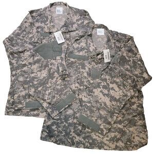 US Army Combat Hunting Uniform Digital Camo Jacket M BDU Military Flame Resistan